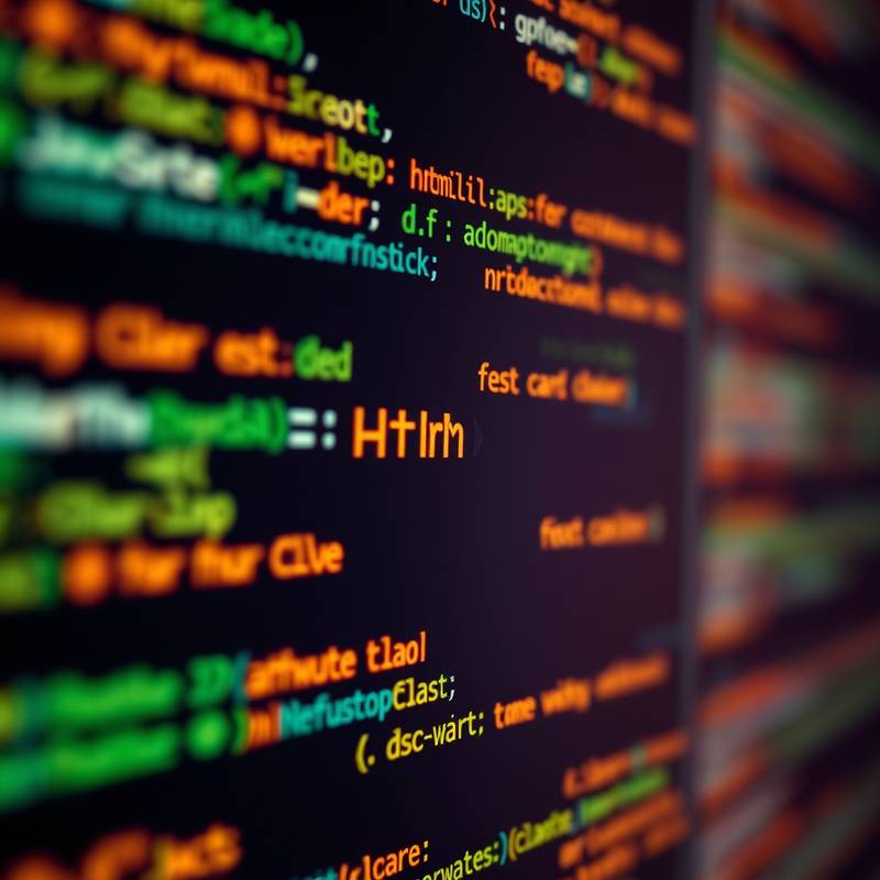 An image showing HTML, CSS, and JavaScript code, representing web development concepts.