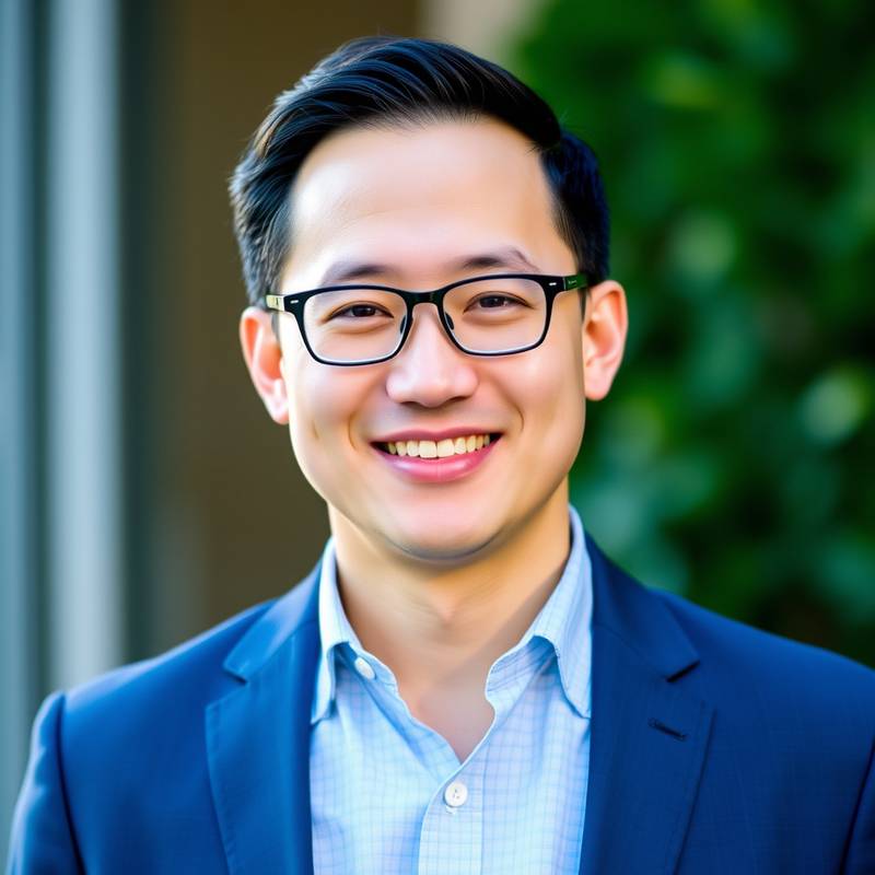 Headshot of David Lee, a smiling man with glasses, cybersecurity expert.